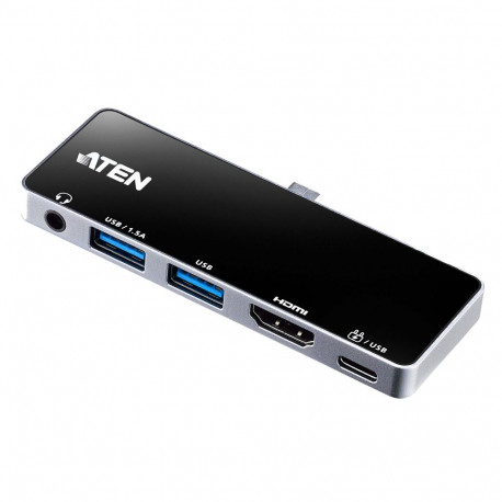 Aten | USB-C Travel Dock with Power Pass-Through | UH3238-AT | Dock