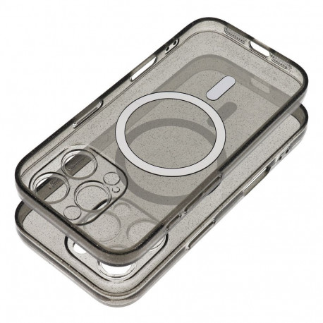 Case for Samsung S26 PLUS Clear Mag Cover (STR / CAMERA PROTECTION) compatible with MagSafe black gl