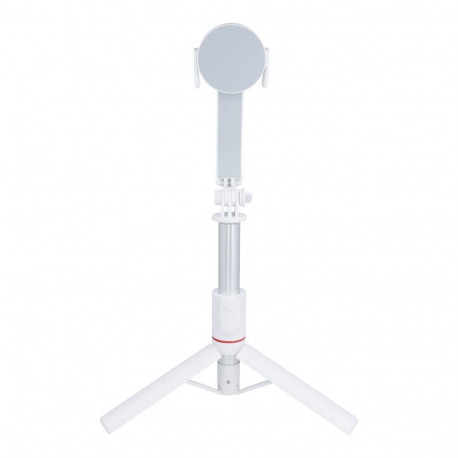 Selfie stick with wireless remote control tripod compatible with MagSafe SSTR-C09 white