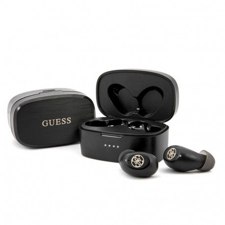 Wireless earphones Guess TWS + docking station GUTWSJL4GBK black