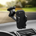 Car phone holder Forcell F-Grip Carbon Bracket mounting arm windshield / dashboard black