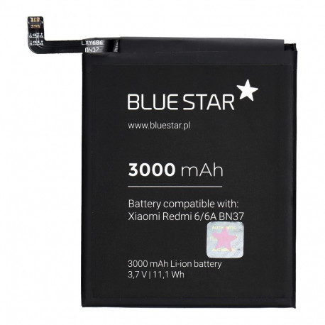 Battery for Xiaomi Redmi 6 / 6A (BN37) 3000 mAh Blue Star