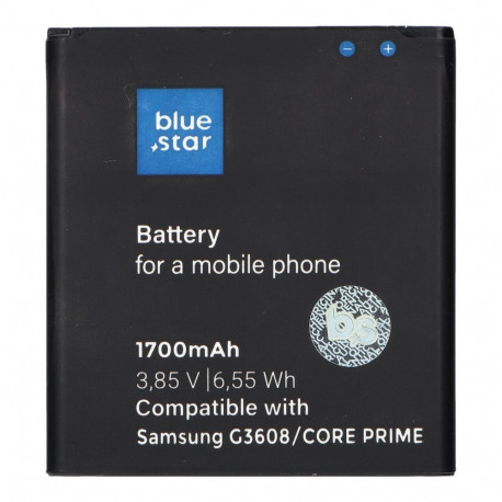 Battery for Samsung Core Prime G3606 G3608 G3609 1700 mAh Blue Star Premium