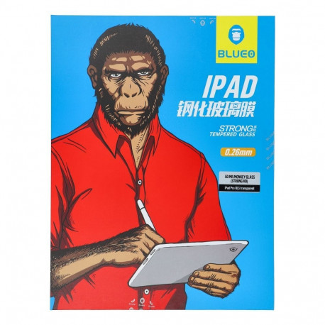 5D Tempered Glass for iPad PRO 10.5 Mr. Monkey Glass transparent (Anti-Static Strong HD)