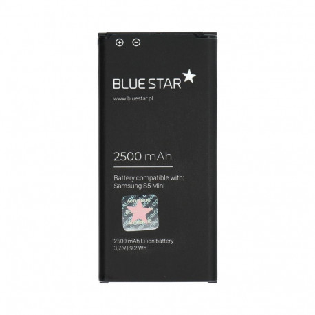 Battery for Samsung S5 Mini G800F 2500 mAh Blue Star Premium