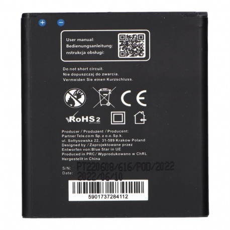 Battery for Samsung Core Prime G3606 G3608 G3609 2800 mAh Blue Star Premium