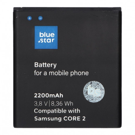 Battery for Samsung Core 2 G355 2200 mAh Blue Star Premium