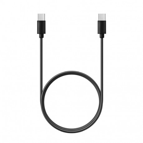 Cable Type C to Type C PD QC 3A 60W C296 (long conector 8mm) 1 m black