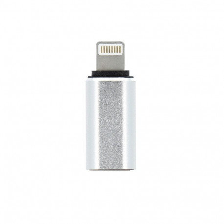 Adapter Type C (female) to Lightning (male) silver