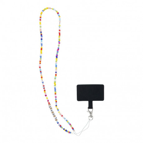 PIXIE Phone lanyard, Phone pendant / cord length 68cm (34cm in the loop) / on neck - beads