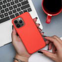SILICONE case for IPHONE 14 Pro Max peach