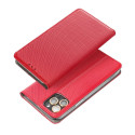 SMART CASE Book for IPHONE 15 red