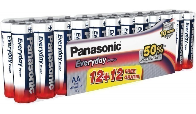Panasonic Everyday Power battery LR6EPS/12+12
