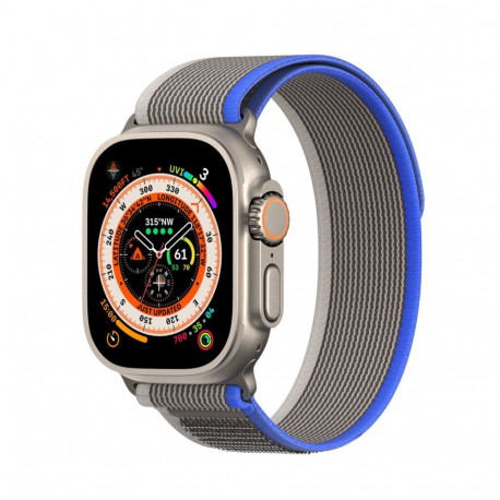 DUX DUCIS strap YJ nylon for Apple Watch 42 / 44 / 45 / 49 mm blue gray