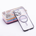 Case for iPhone 12 PRO MAX Electro Mag Cover compatible with MagSafe black