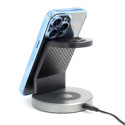 Case for iPhone 12 PRO MAX Electro Mag Cover compatible with MagSafe blue