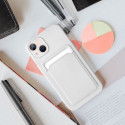 Case for iPhone 15 PRO MAX Card Case white