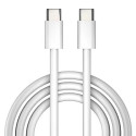 Cable Type C to Type C PD 40W HD23 1 m white