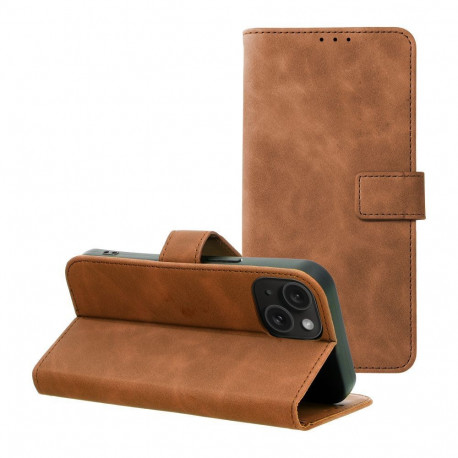 Case Tender Book iPhone 15, brown