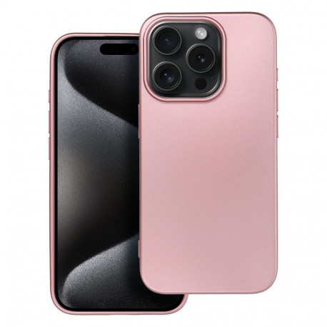 Case for iPhone 15 PRO Metallic pink