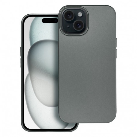 Case for iPhone 15 Metallic gray