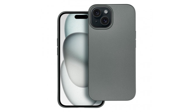 Case for iPhone 15 Metallic gray