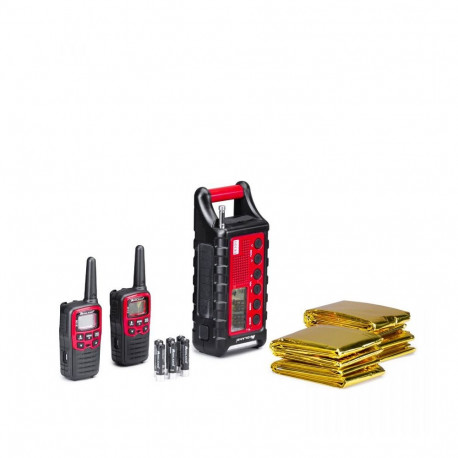 EK35 survival kit - 2 x XT30 radios, ER300 and thermo blankets Midland