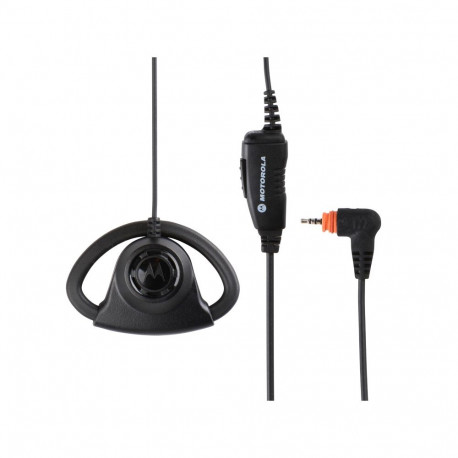 Motorola PMLN7159A D-kujuline peakomplekt mikrofoni ja PTT-ga