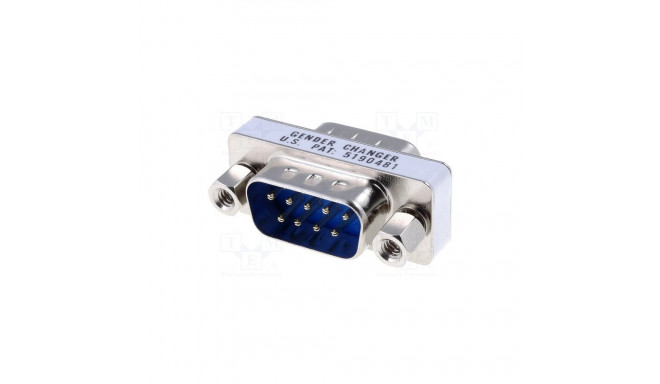 GCM-9M9M Adapter;D-Sub 9pin plug,both sides;V:connection 1:1