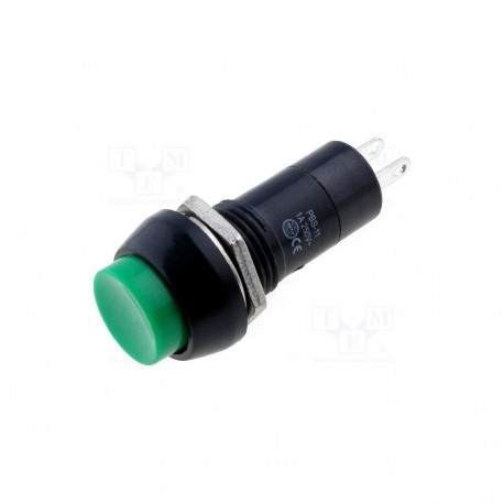 Ninigi PS11AGN switch, push-button, green