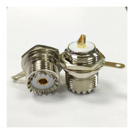UHFpanel socket SO239 with nut