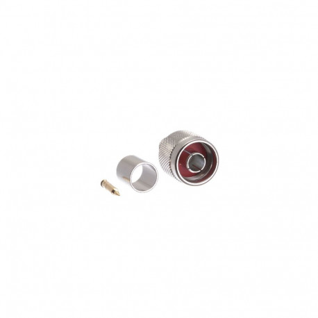 N isane pistik joodetav-pigistatav RG213/LMR400/RF400 N-13-17-B-TGN