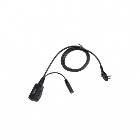 Hytera ACM-01 PTT&MIC IP54 veekindlusega peakomplekti kaabel kasutamiseks kõrvaklappidega