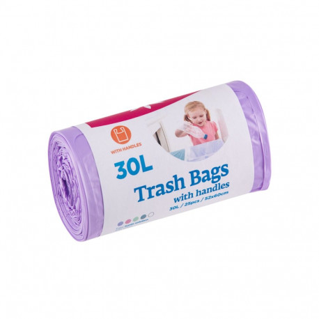 McLean sangadega prügikott, 30l, 25tk, lilla