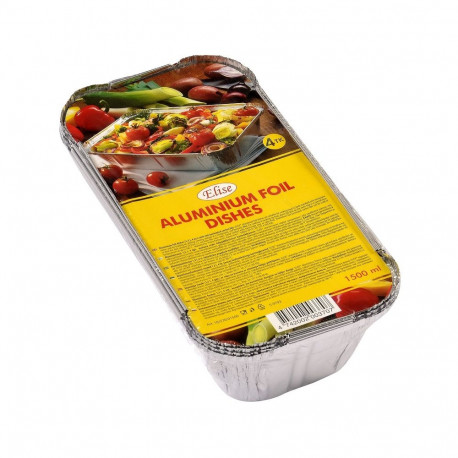 Smile alumiiniumfooliumist vormid 1,5L, 4tk