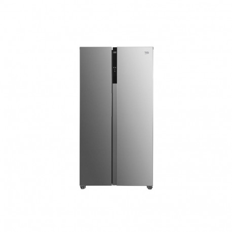 The Grundig GNO5322XPN is a large-capacity, American-style side-by-side fridge-free