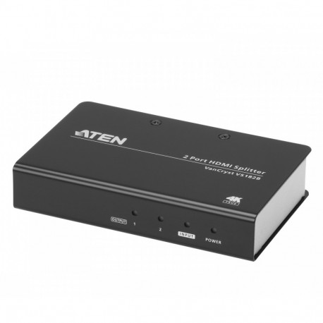 The ATEN VS182B is a high-performance HDMI splitter designed to send one ultra-high