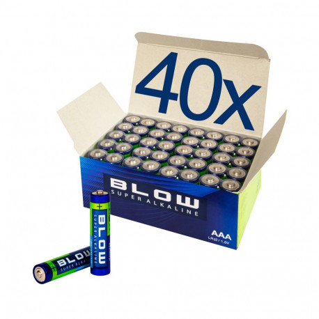82-595# Bateria blow super alkaline aaa lr3 40szt