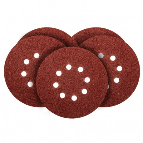 150 mm lihvimiskettad, K40, 5 tk, 8 avaga, 65 mm