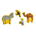 komplekt värvilised puidust loomad 20 tk magnetid