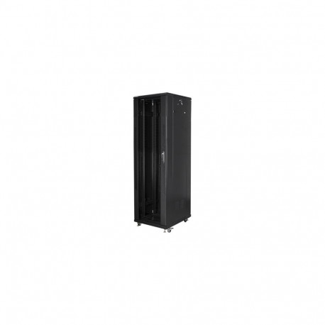 LANBERG rack cabinet 19inch 42U 600x1000 black mesh door LCD
