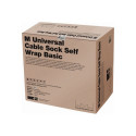 MULTIBRACKETS Universal Cable Sock Self Wrap Basic 19mm Black 50m