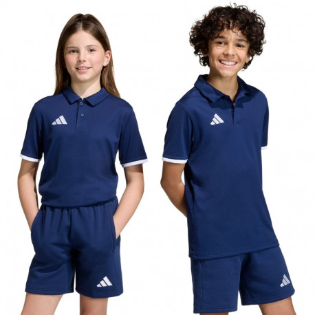 Koszulka dla dzieci adidas Entrada 26 Polo granatowa JZ6627 140cm
