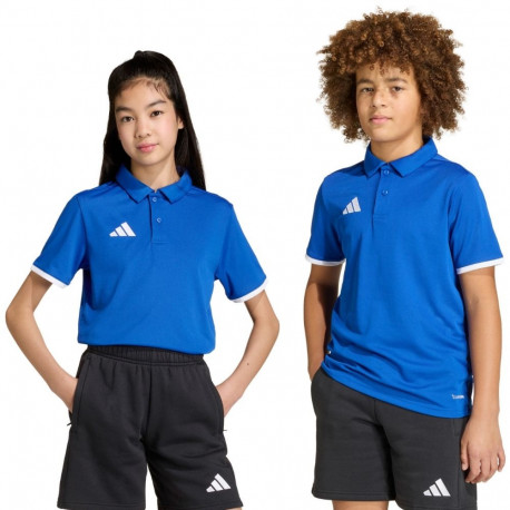 Koszulka dla dzieci adidas Entrada 26 Polo niebieska JZ6625 164cm