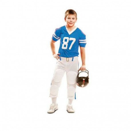 Costume for Children My Other Me Blue Rugby player - 10-12 Years
