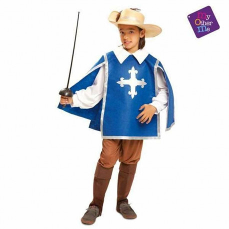 Costume for Children My Other Me Male Musketeer Blue - 7-9 Years