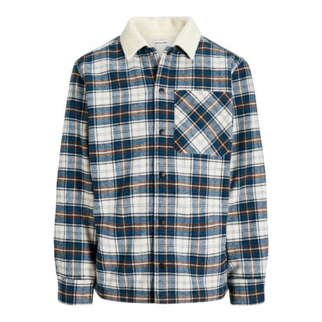 Pikkade varrukatega särk, meeste Jack & Jones Jjzac Teddy Overshirt Ls Tumesinine - XL