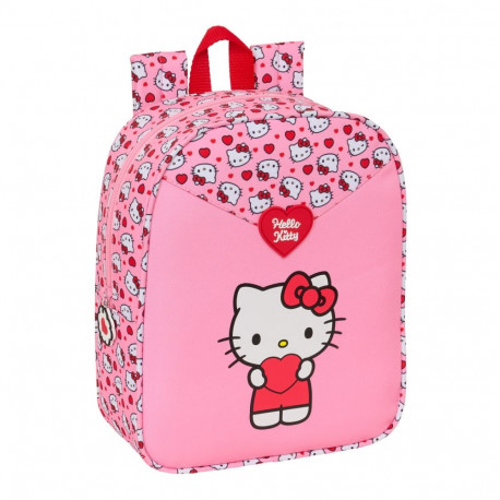 School Bag Hello Kitty Pink 22 x 27 x 10 cm
