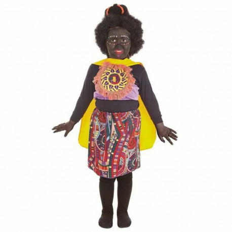 Costume for Children African Man Jungle (4 Pieces) - 7-9 Years