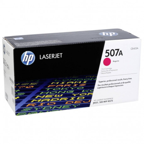 "HP 507A original Toner cartridge CE403A magenta standard capacity 6.000 pages 1-pack"
